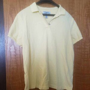 Port Authority Ladies Yellow Polo Shirt - Size L, 100% Cotton